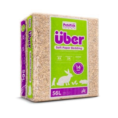 Über Paper Bedding 56 l Natural - Nagetiere