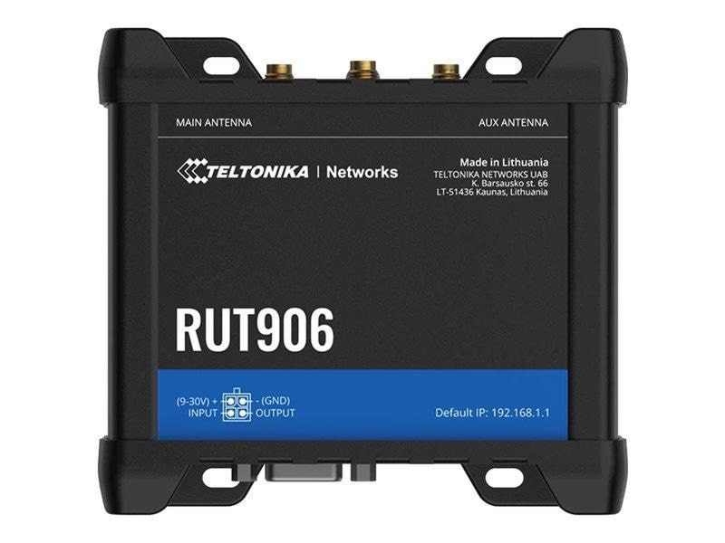 Teltonika Rut906 4G Lte Rs232/rs485 Router (Rut906000000 / Standard Package With EU Psu) - Wireless Router N Standard - 802.11n - Wlan Router