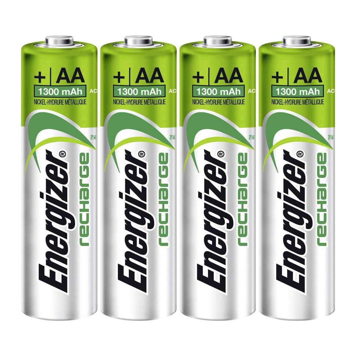 Energizer Battery Aa/lr6 Ni-mh 1300mah 4-pack - Batterien Und Akkus 7638900424270