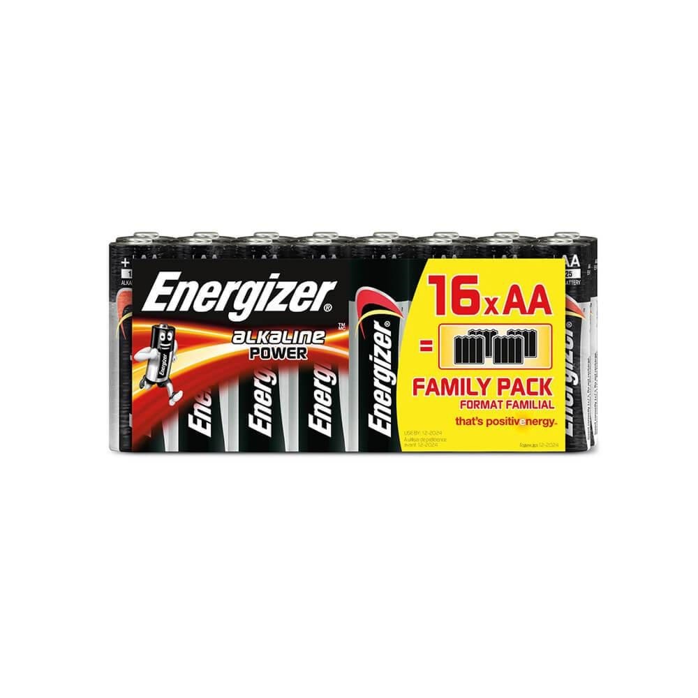 Energizer Battery Aa/lr6 Alkaline Power 16-pack - Batterien Und Akkus