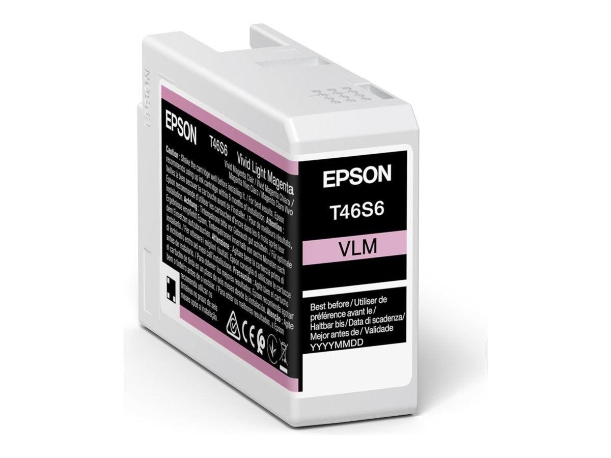 Epson Ink Ultrachrome Pro T46s60n Vivid Light Magenta 25ml - Druckerzubehoer Tinte Toner