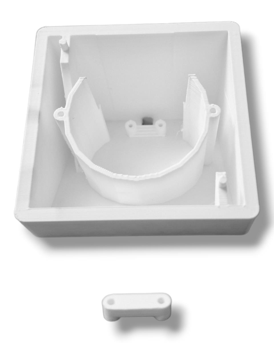 Light Solutions Shelly - Wall Display Table Stands - 35 Degrees - White - Smart Home 5714255009378