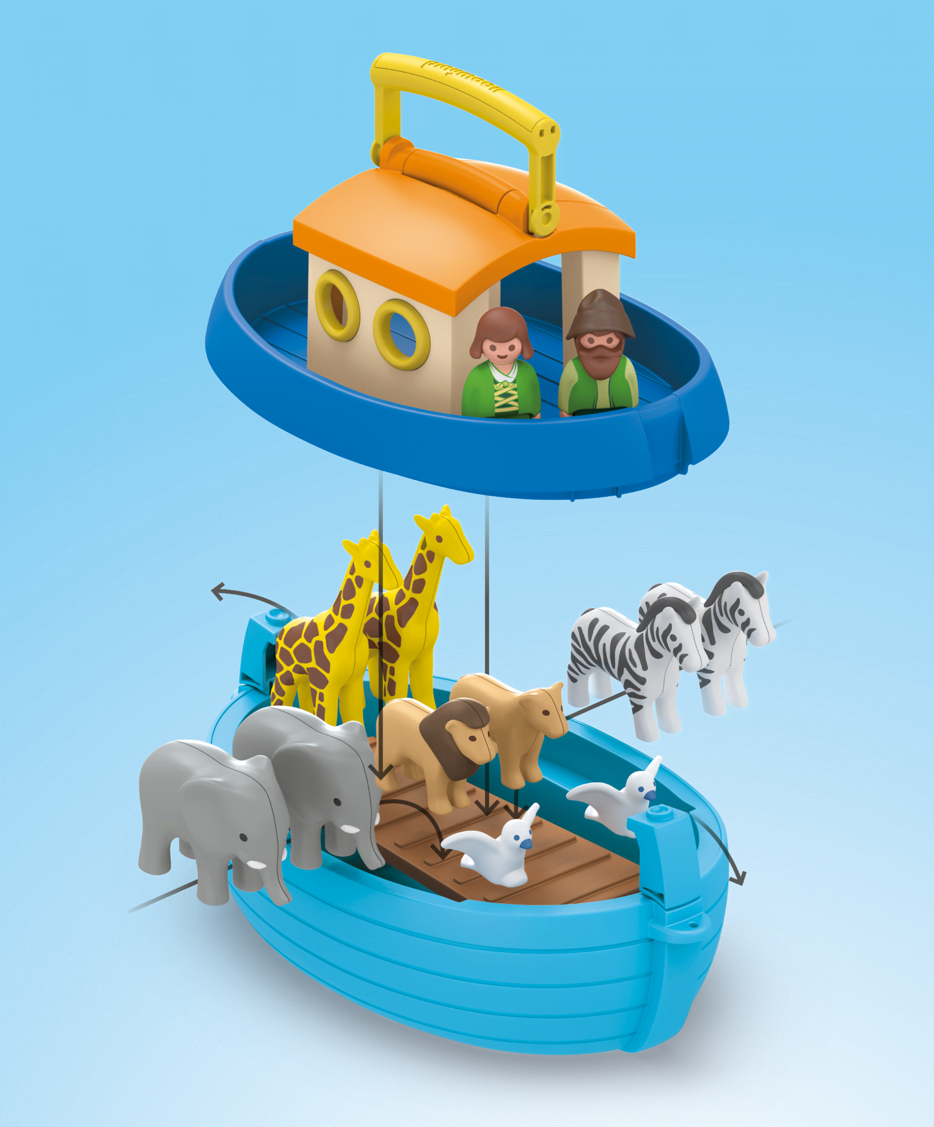 Playmobil 1.2.3 - Junior Meine Mitnehm-arche Noah 71681