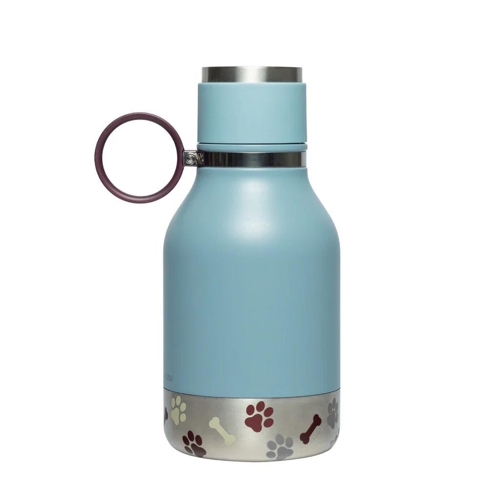 Asobu Stainless Steel Dog Bowl Bottle Blue 975ml - Hunde 84259103973