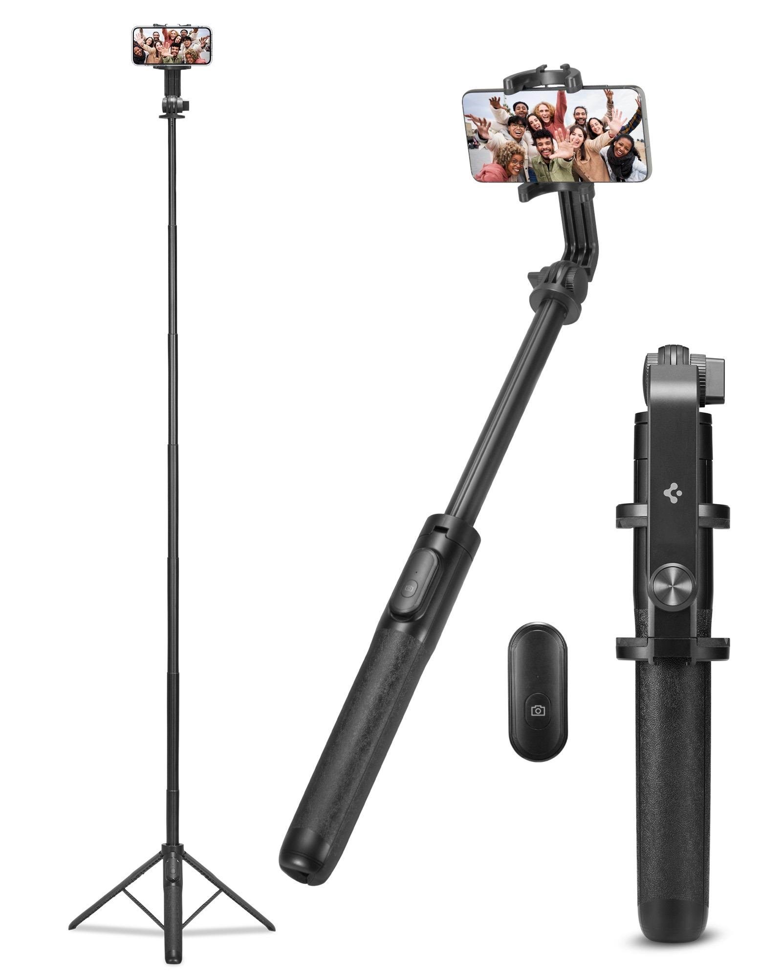 Spigen Tripod Selfie Stick - Black - Longer Version - Tripods Stative Amp05813