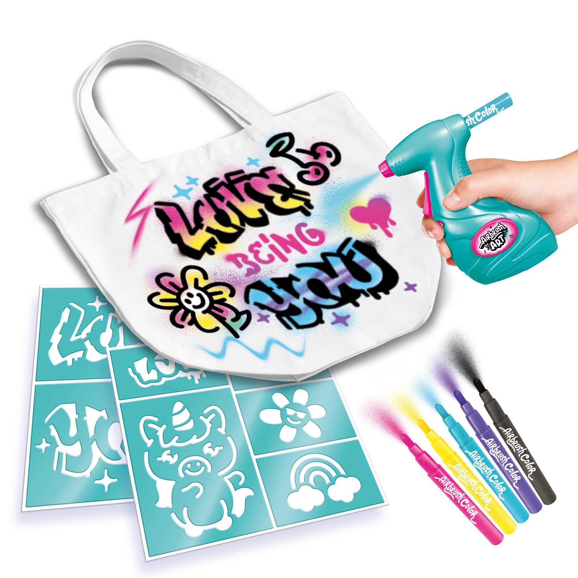 Airbrush Plush Airbrush Art Fashion Design Kit - Puppen Zubehoer