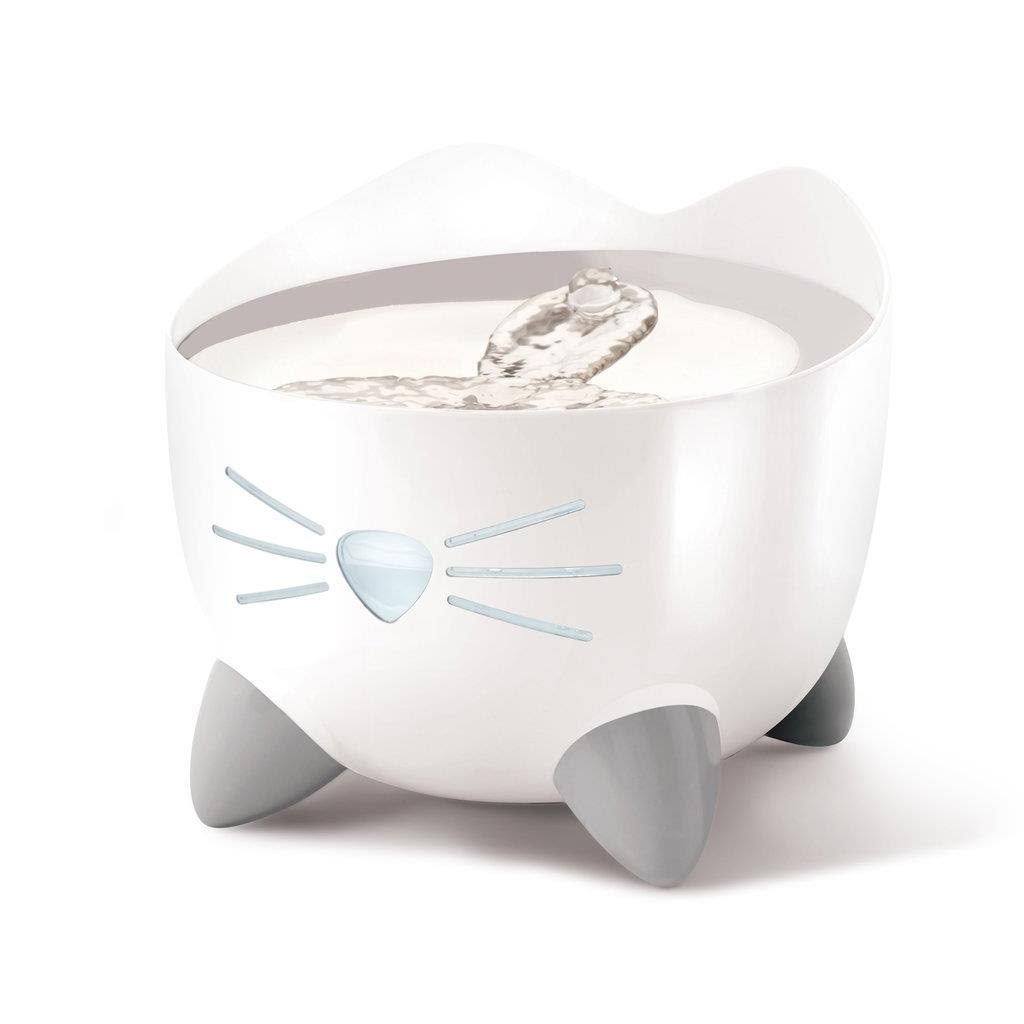 Catit Pixi Drinking Fountain White/stainless Steel - Katzen H43720