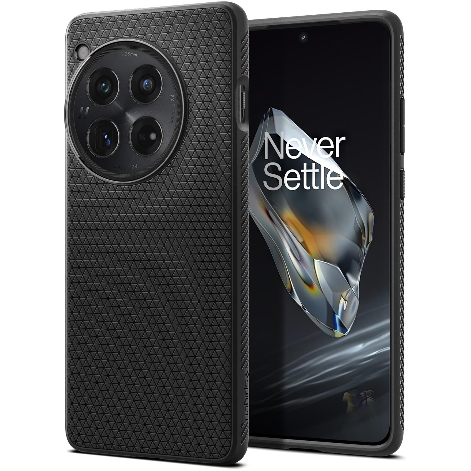 Spigen Liquid Air - Matte Black - Oneplus 12 - Handys Cover Cases