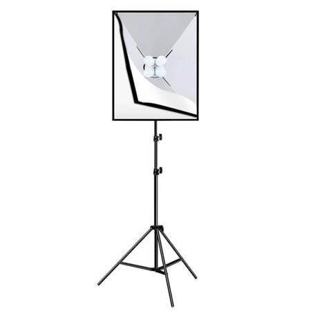Puluz Studio Set Softbox 50x70cm Tripod Led Bulb 4 Pcs Pu5071eu - Kameras Und Objektivzubehoer
