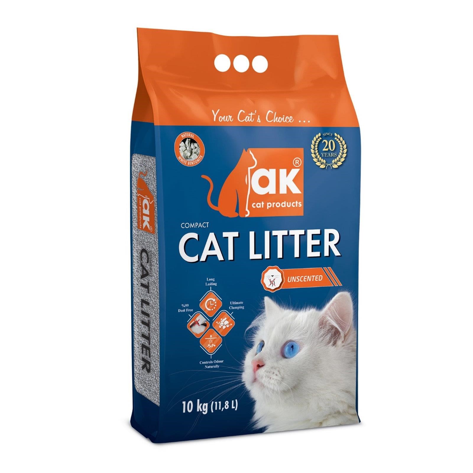 AK Kompaktes Klumpstreu Katzenstreu Geruchsneutral 10kg 54997