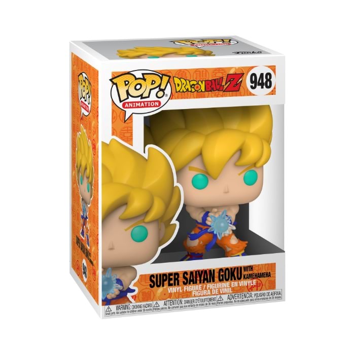 Funko! - Pop Vinyl Dbz S9 SS Goku w Kamehameha Wav - Figur - Merchandise 48660
