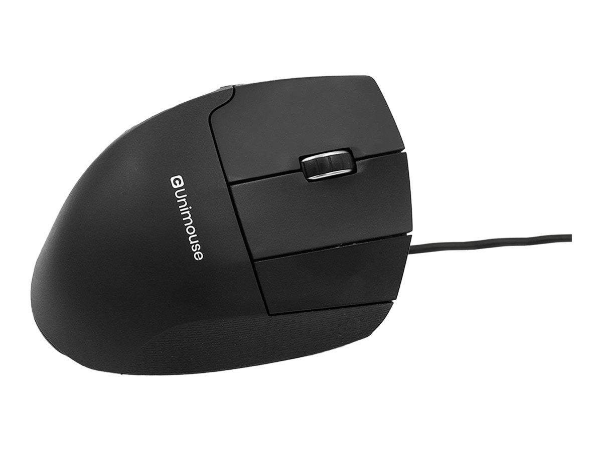 Contour Unimouse - Vertical Mouse - Usb - Vertical Mouse (Schwarz) - Maus Cdumbk21001