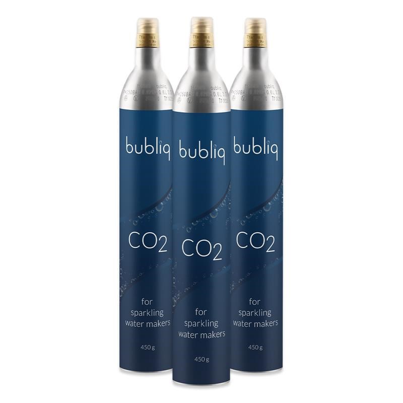 Bubliq 3 x Co2 Cylinder 450 g - Soda Maschinen