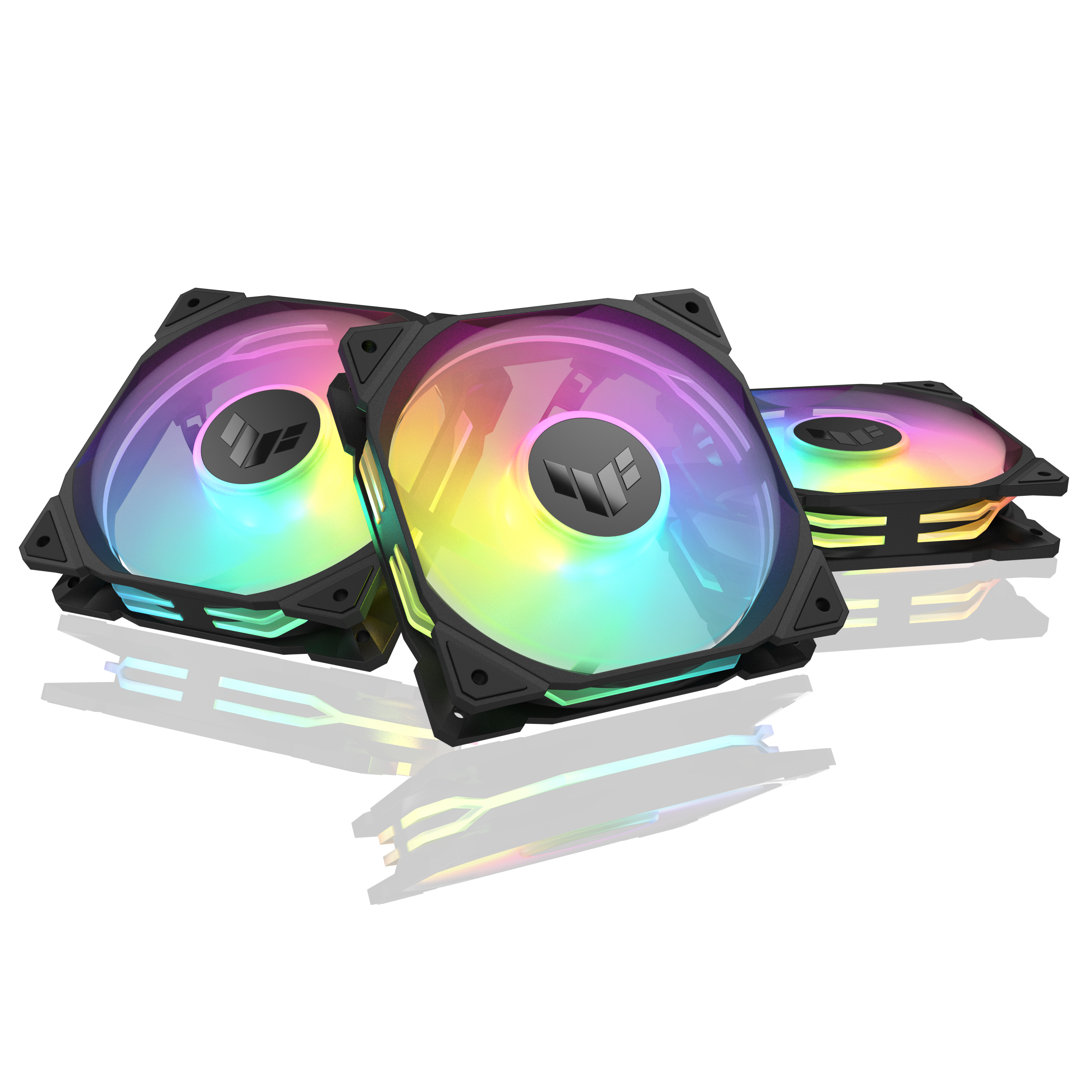 Asus Tuf Gaming Tr120 Reverse 3-pack - Gehäuselüfter - 120mm - Schwarz - 29 Dba - Gehaeuseluefter