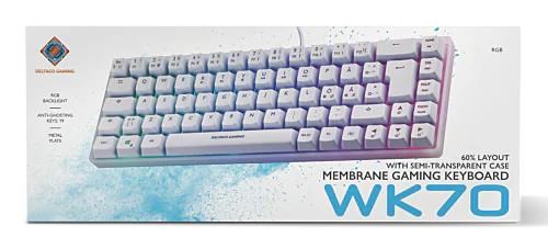 Deltaco Gaming Dk240 Mini Rgb Membrane Keyboard - Gaming Tastatur - Weiss - Tastaturen