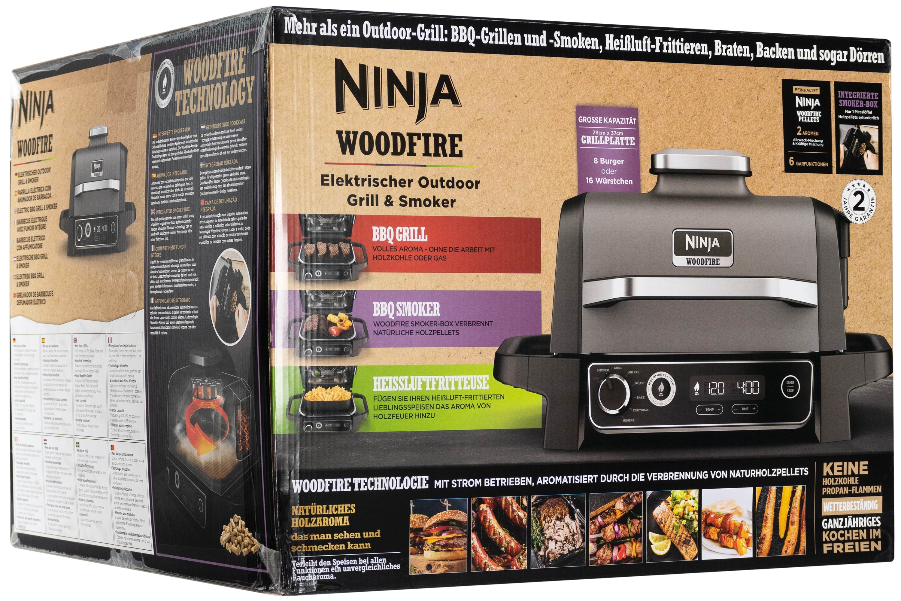 Ninja Woodfire Electric Bbq Grill & Smoker - Grill Und Zubehoer