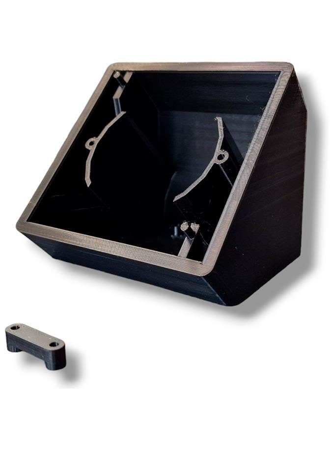 Light Solutions Shelly - Wall Display Table Stand - 45 Degrees - Black - Smart Home