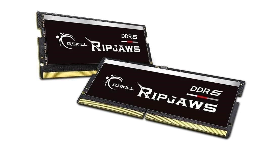 G.Skill Ripjaws Sodimm Ddr5-5600 - 32gb - Cl40 - Dual Channel (2 Pcs) - Intel Xmp - Schwarz - Ram F5-5600s4040a16gx2-rs