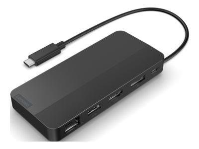 Lenovo Usb-c Dual Display Travel Dock - Dual 4K 60 Hz - 100w PD - Dockingstationen
