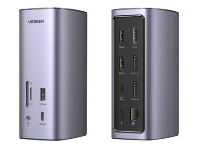 Ugreen Revodok Pro 312 Triple Display 12-in-1 Usb C 8K Universal - Dockingstationen 90325
