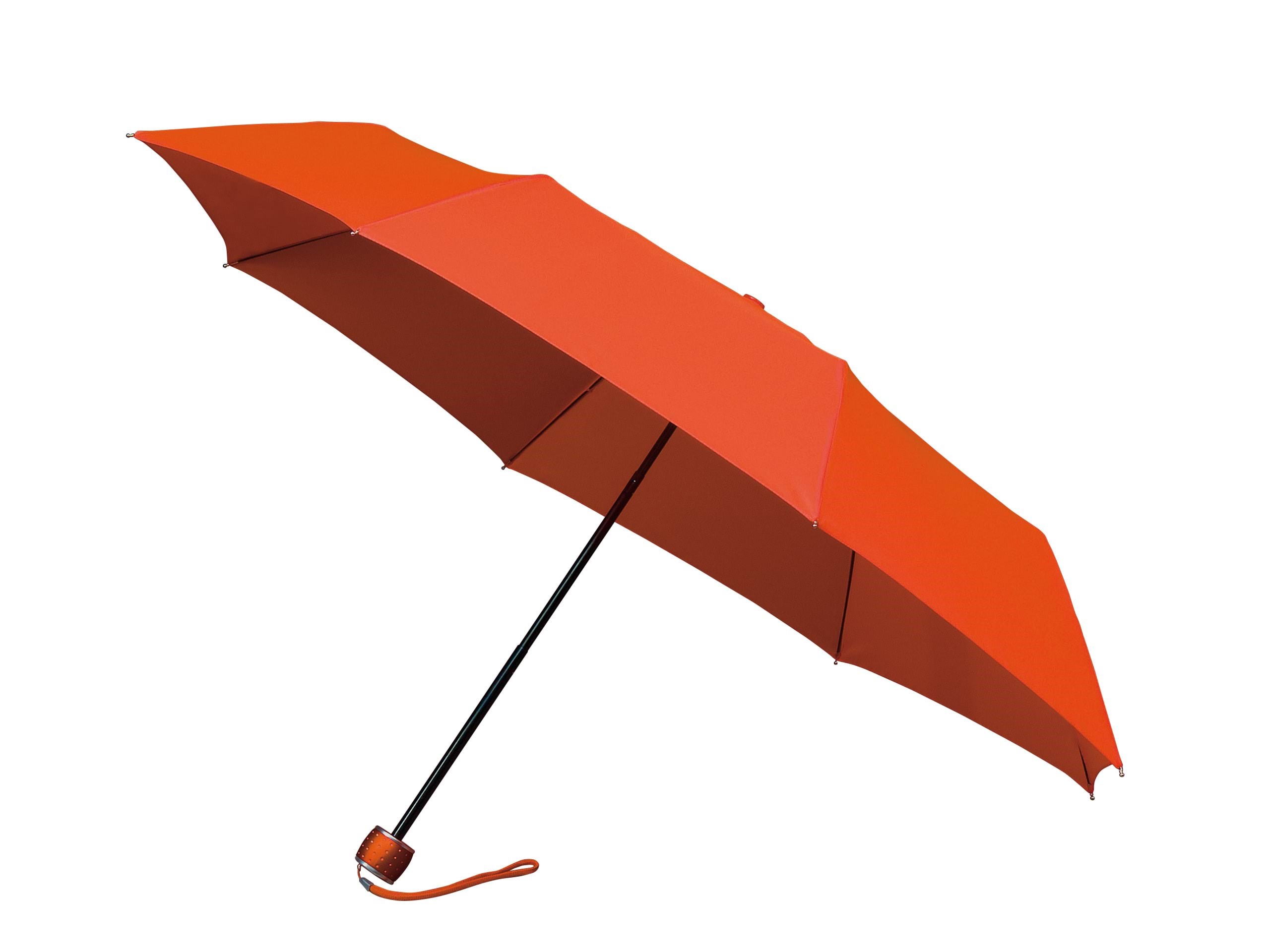 Minimax Windproof Umbrella - 100 cm - Foldable - Hand Opening - Orange - Freizeit Reisen