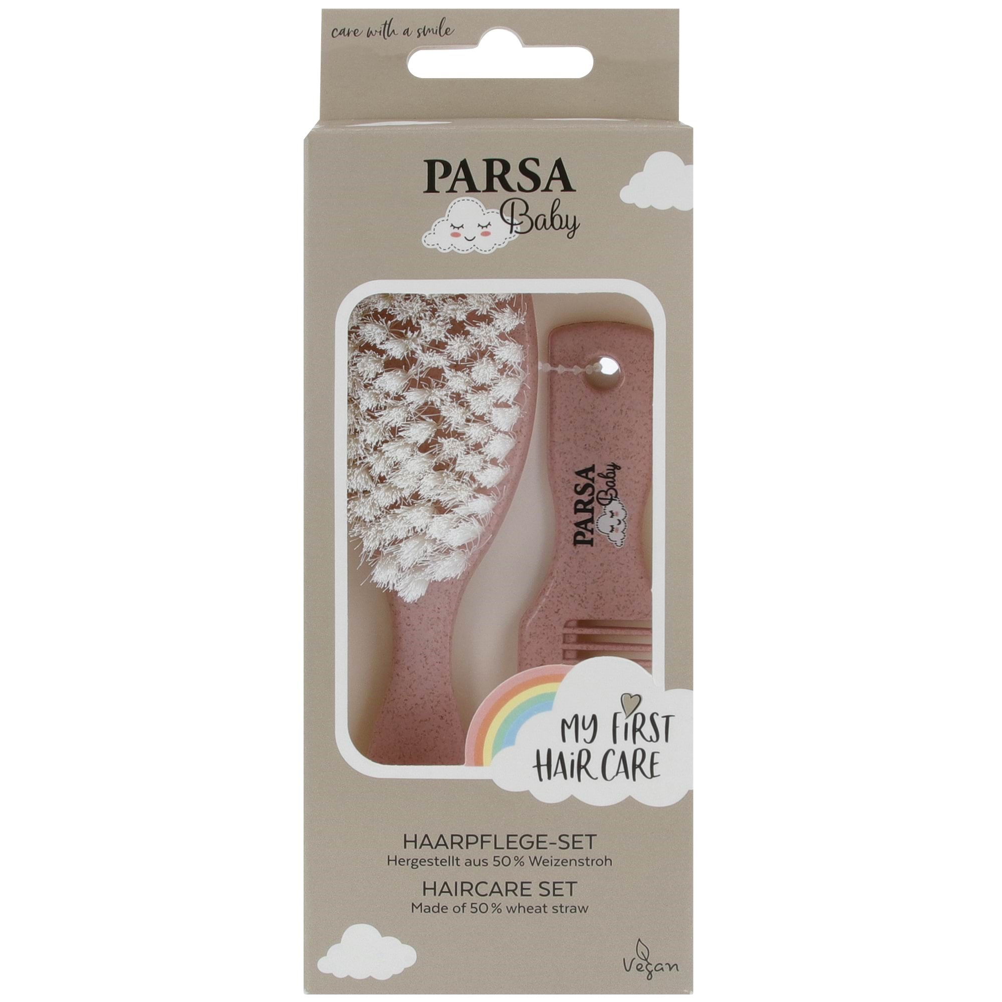 Parsa Baby Mein Erstes Haarpflegeset Aus Veganem Biokunststoff - Blau - Babypflege