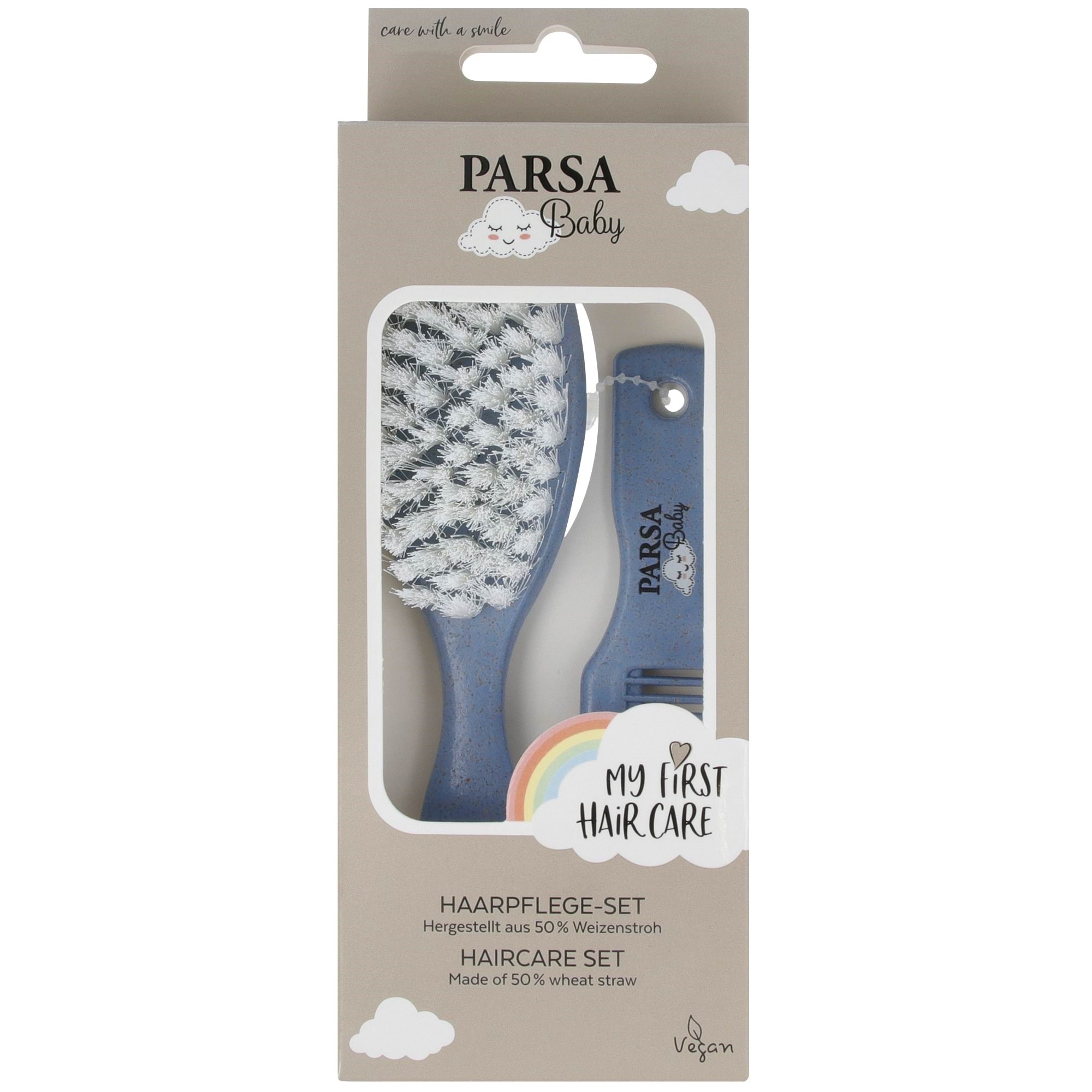 Parsa Baby Mein Erstes Haarpflegeset Aus Veganem Biokunststoff - Rosa - Babypflege P00001992