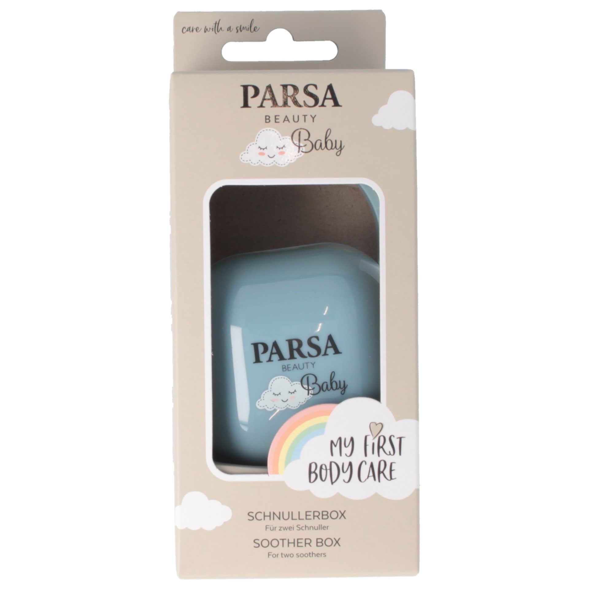 Parsa Baby Box Zur Aufbewahrung Von 2x Schnullern. - Blau - Babypflege P00002010
