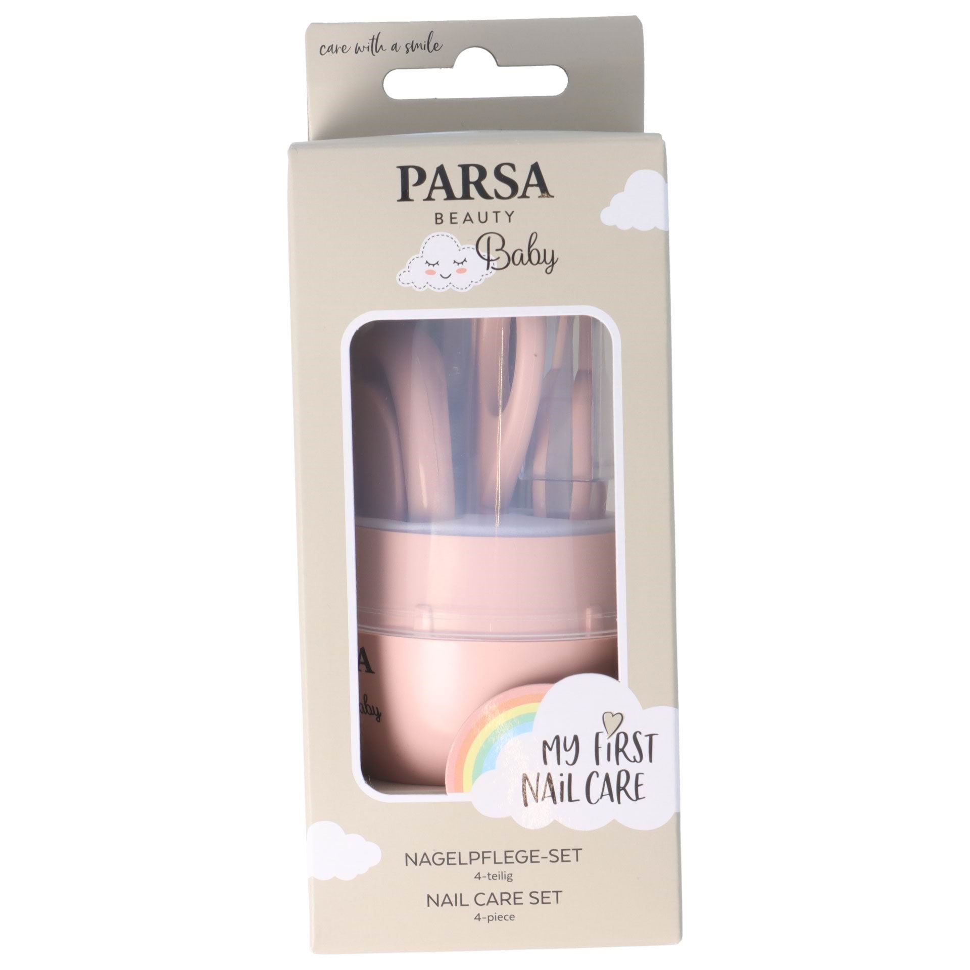 Parsa Baby 6-teiliges Nagelpflegeset, Neugeborene - Rosa - Babypflege P00004954