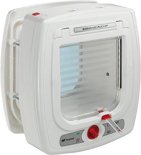 Ferplast - Cat Flap Swing Microchip 22.5 x 16.2 x 25.2 cm - (705.2080) - Katzen