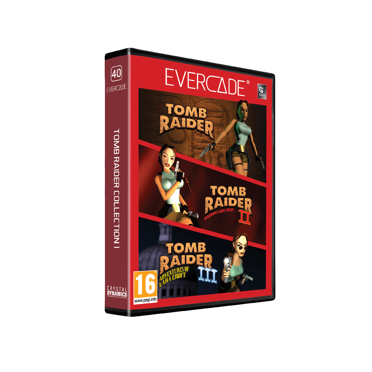 Tomb Raider Collection 1 - Evercade - Retro - Pegi 16 - Spiele