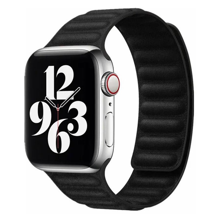 Lippa Apple Watch Finewoven Strap 42/44/45/49 - Black - Smartwatch Accessories