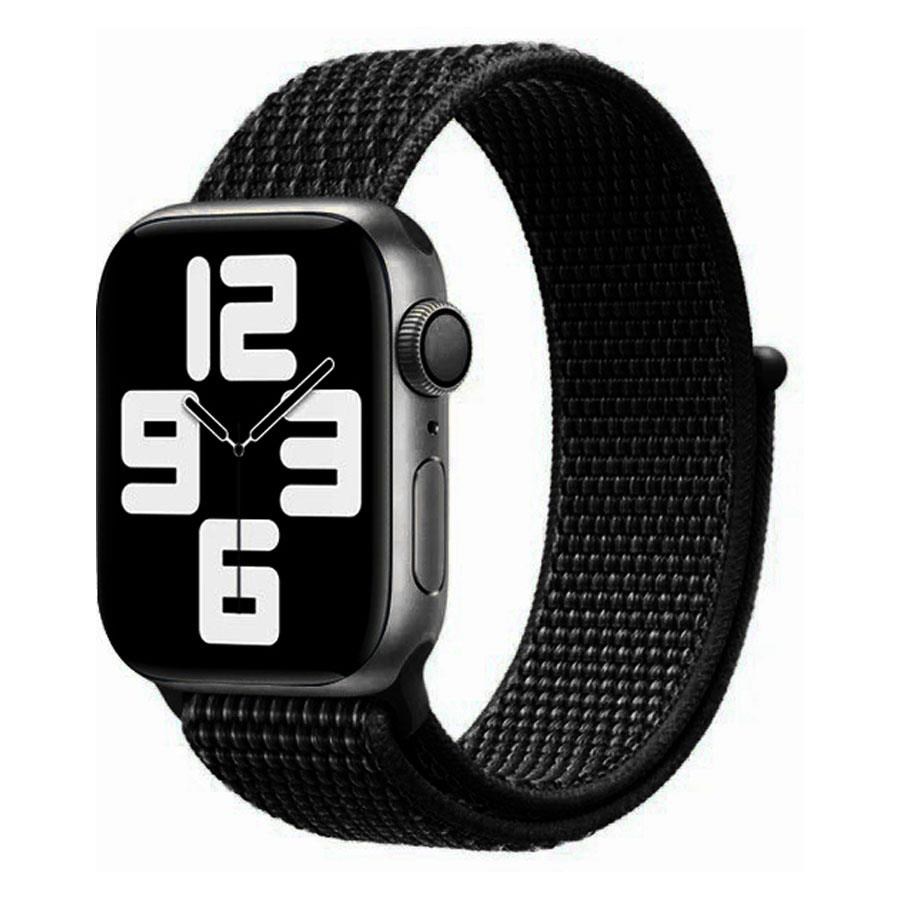Lippa Apple Watch Nylon Strap 38/40/41 - Black - Smartwatch Accessories Lpaw066