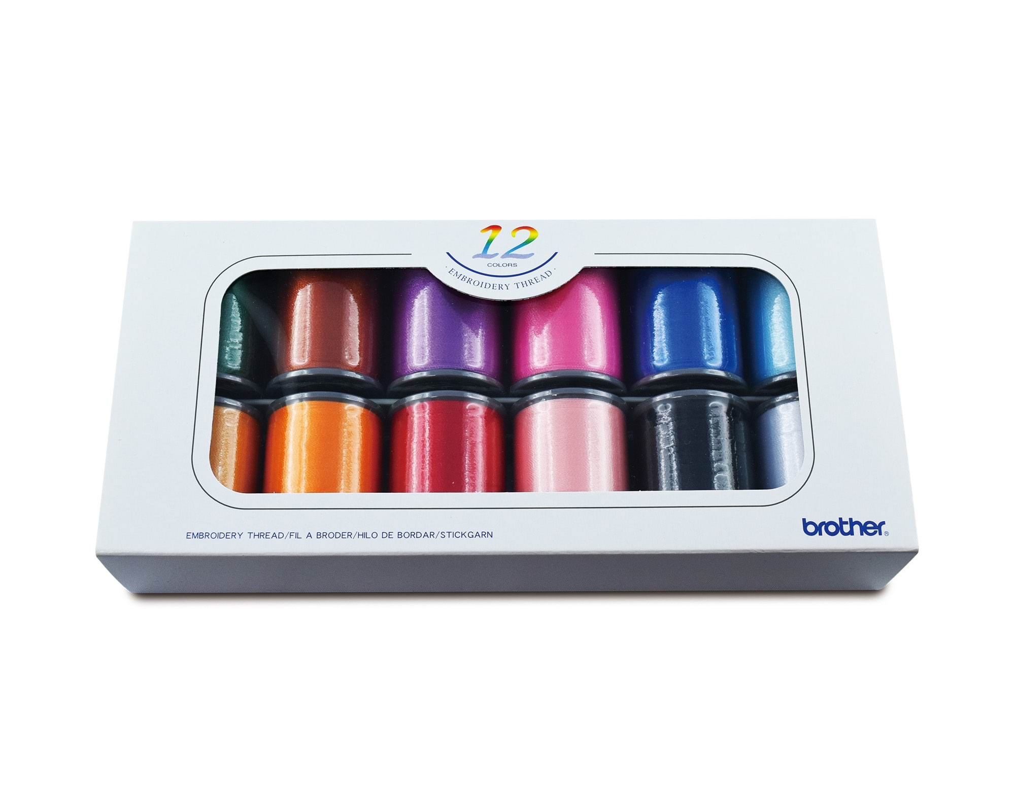 Brother Shiny Broderitråd 12 rl. - Naehmaschinen Xg6639001