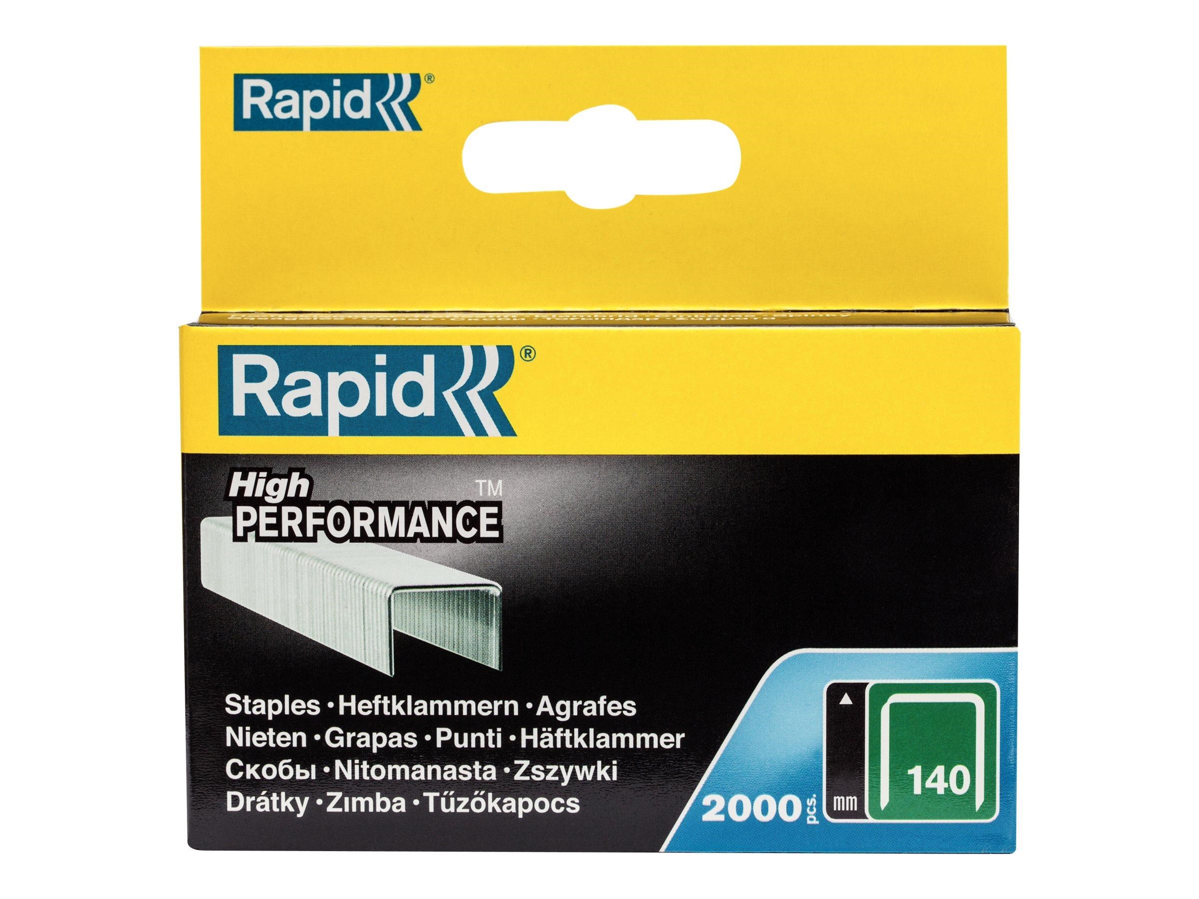 Rapid High Performance - Staples - No. 140 - 12 mm - Pack of 2000 - Locher Und Tacker 11912331