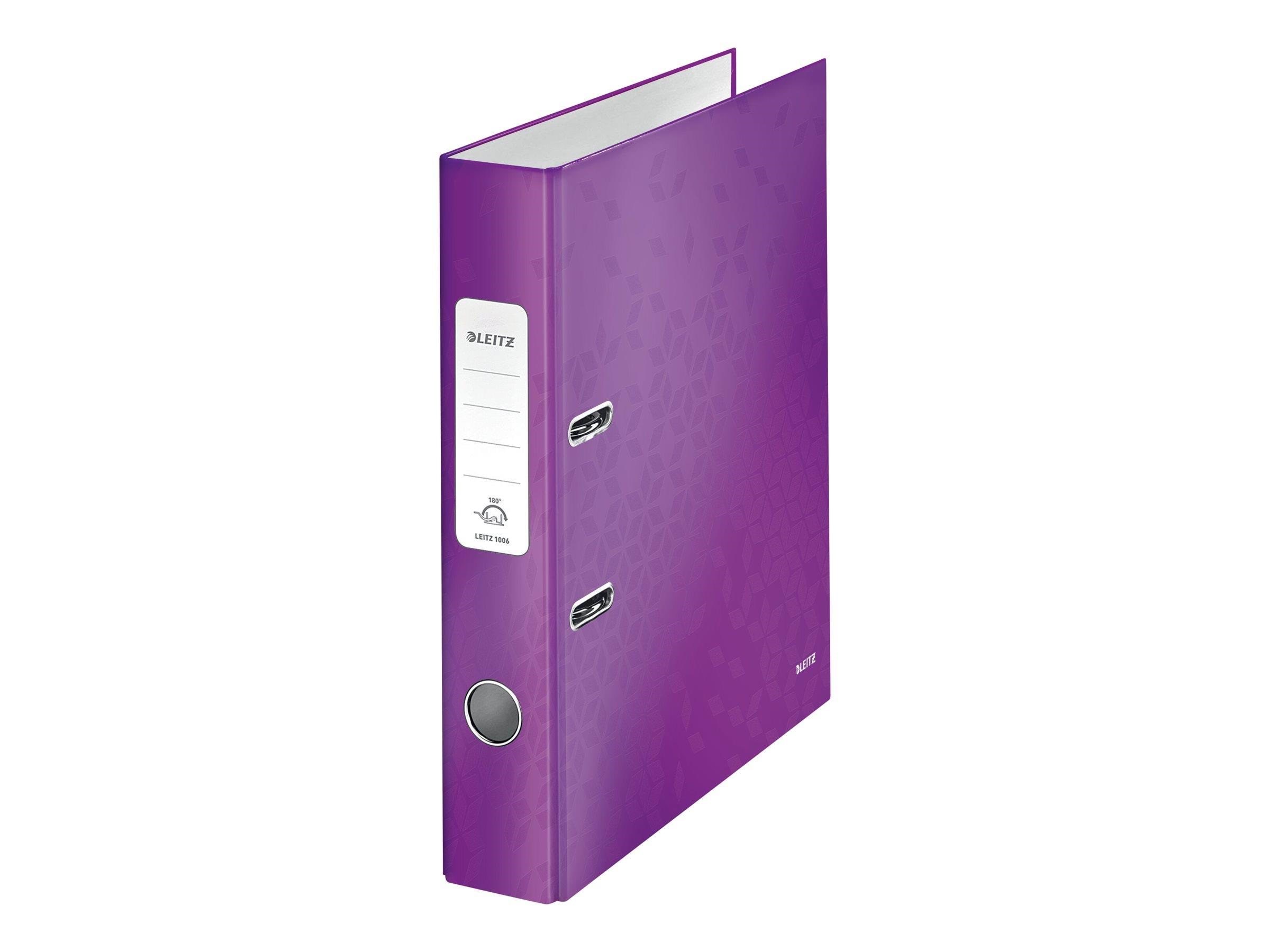Leitz Qualitäts-ordner 180° Wow Violett - Archivierung Und Aufbewahrung