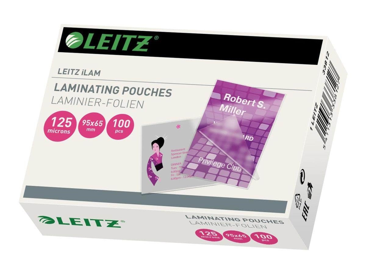 Leitz - 100 - 65 x 95 mm - Lamination Pouches - Laminierung 33812