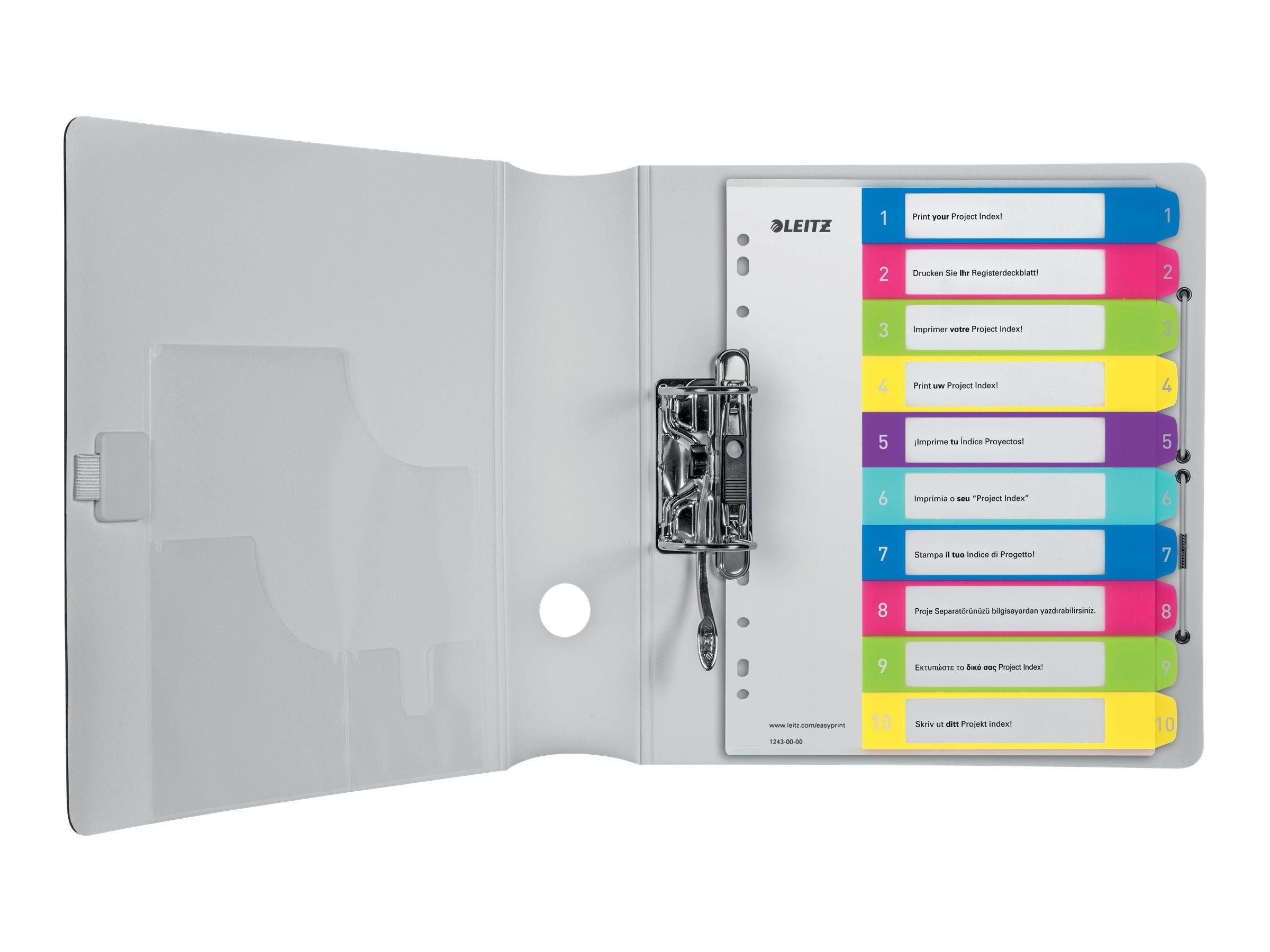 Leitz Wow - Divider - For A4 Maxi - Tabbed - Multicolour - Archivierung Und Aufbewahrung