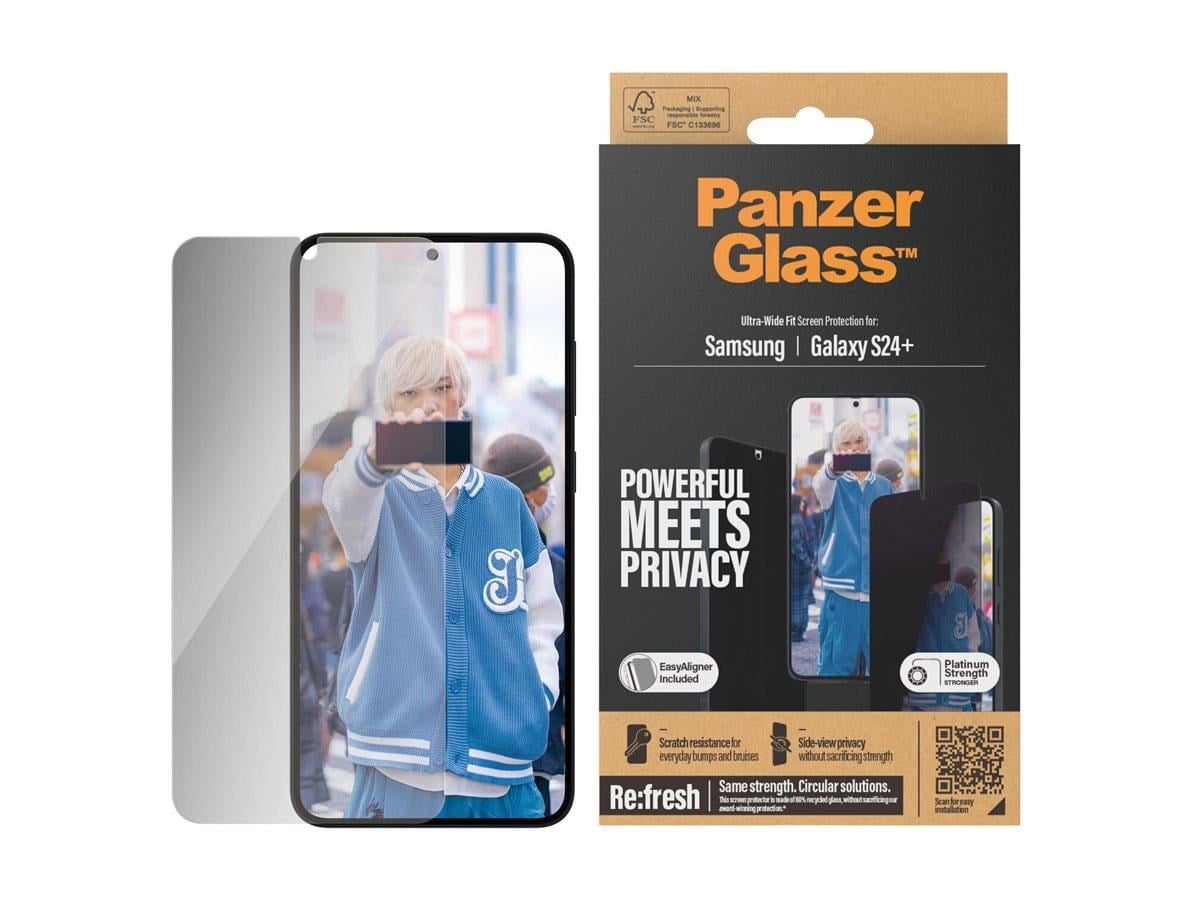 Panzerglass Privacy Screen Protector Samsung Galaxy S24 Plus | Ultra-wide Fit w. Easyaligner - Handys Schutzfolie