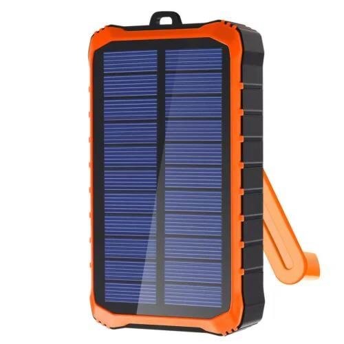 4smarts Prepper Solar Power Bank - Li-pol - 10.5 Watt - 12000 Mah - Powerbank Akku Orange 456633
