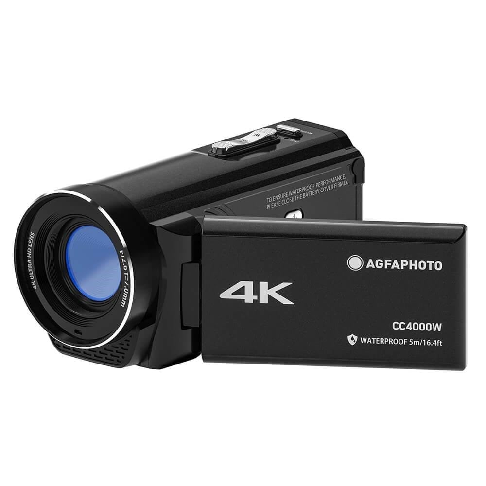 Agfa Photo Realimove Cc4000 - Camcorder 4K - Waterproof - Black - Videorekorder
