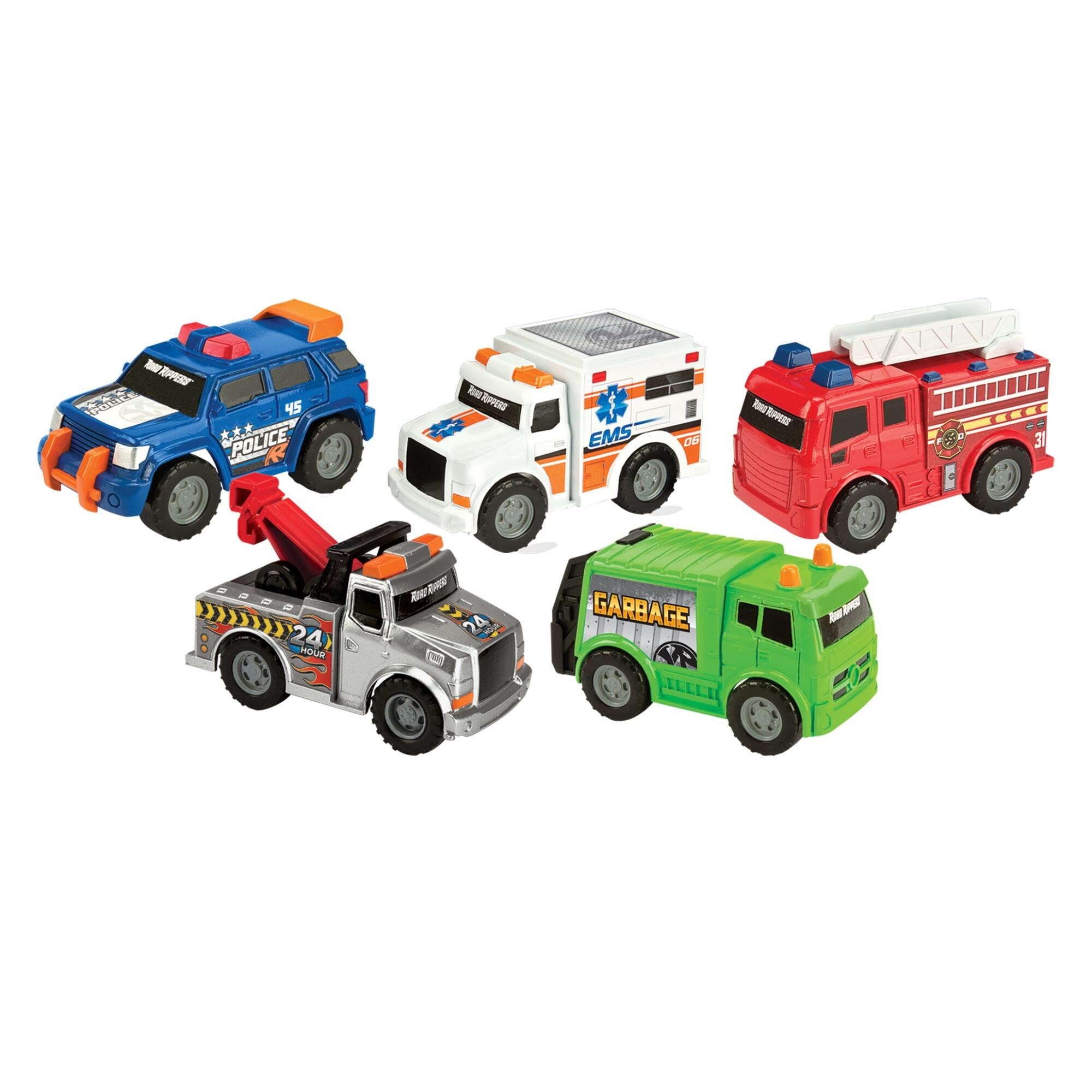 Road Rippers Mini 5pk City Service 10cm - Spielzeugauto 20381