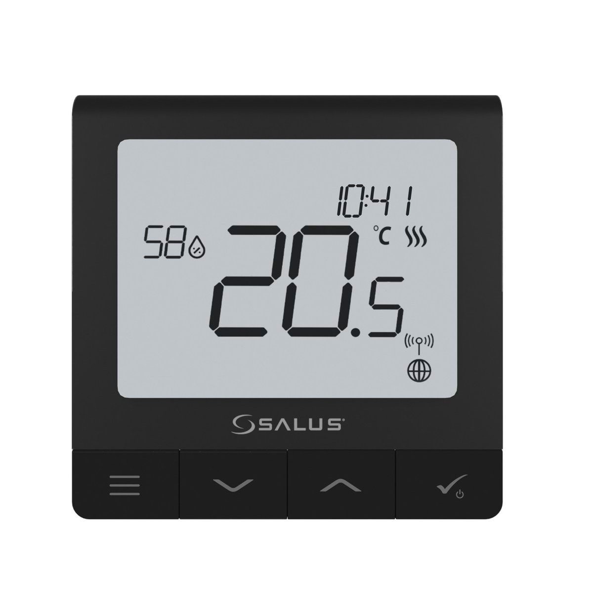 Salus Roomthermostat Quantum Sq610brf Black - Pumpen