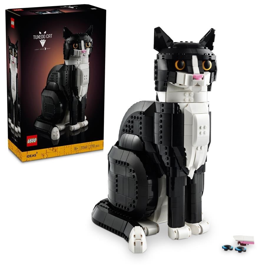 Lego Ideas 21349 Schwarz-weiße Katze