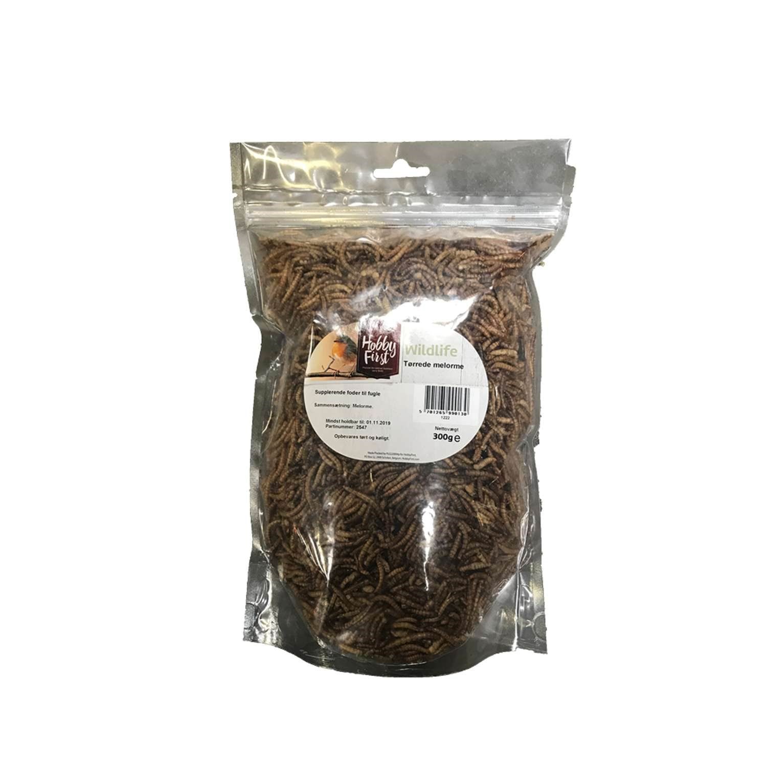 Hobby First Mehlwürmer Natürlicher Proteinreicher Snack 300g - Essen Snacks Vitamine 1222