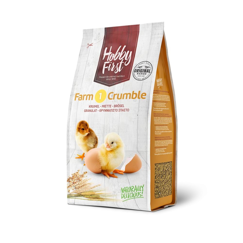Hobby First Farm 1 Crumble Starter Feed For Chicks 4kg - Essen Snacks Vitamine 30000004