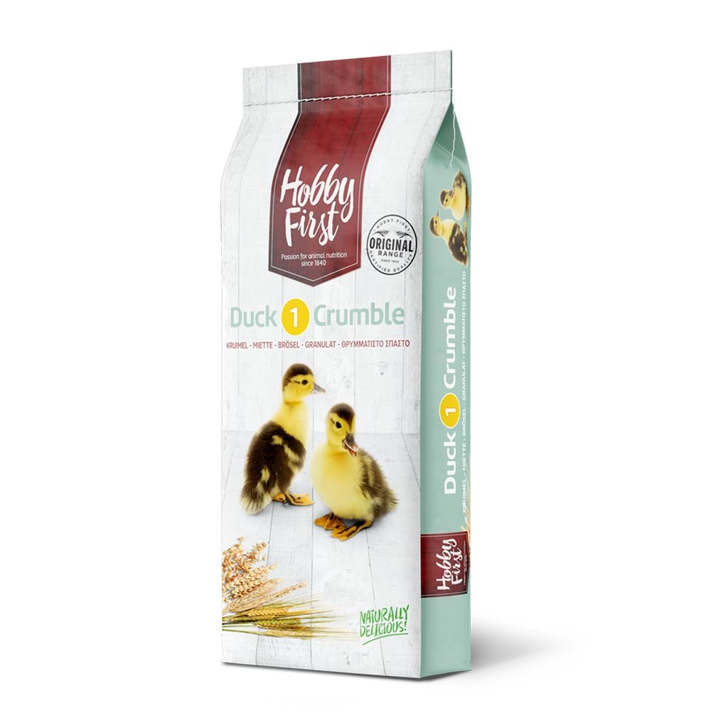 Hobby First First, Duck 1 Crumble, 20 kg - Essen Snacks Vitamine