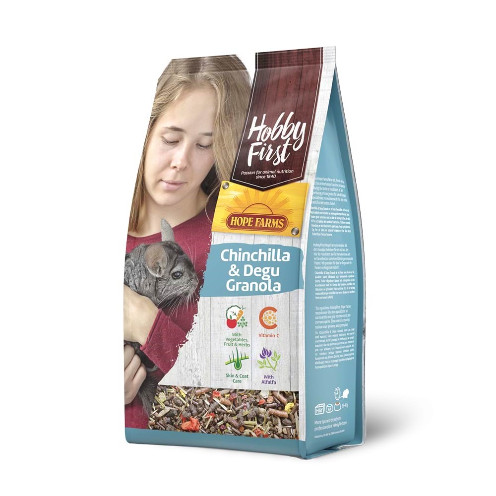 Hobby First Chinchilla & Degu Granola 2 kg - Nagetiere 663652