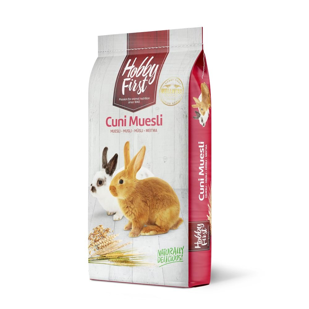 Hobby First Cuni Muesli Kaninfoder 15 kg - Nagetiere