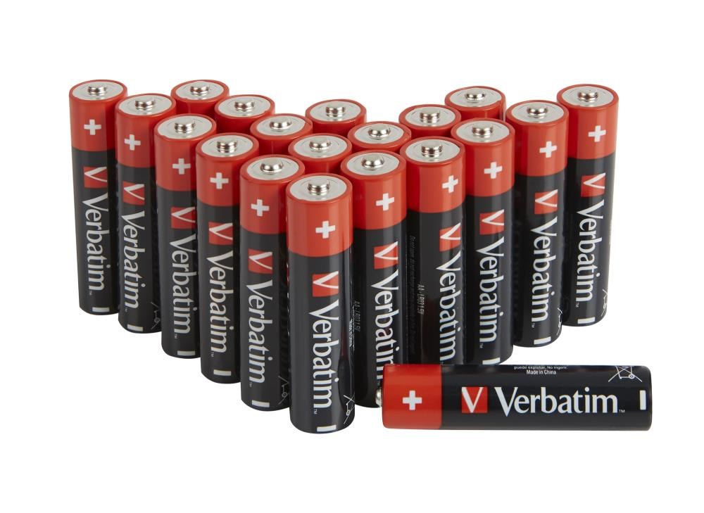 Verbatim Battery - 20 x AA / Lr06 - Alkaline - Batterien Und Akkus